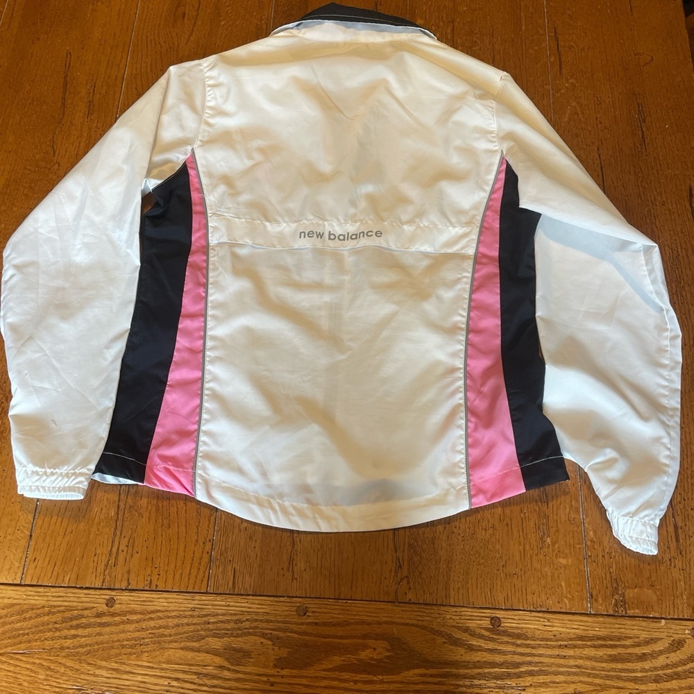 Breast Cancer Awareness New Balance Women's White and Pink Jacket - Picture 4 of 5